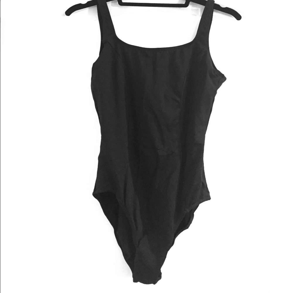 So Danca Black Tank Leotard