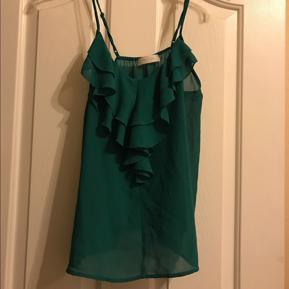 Dark teal tank top