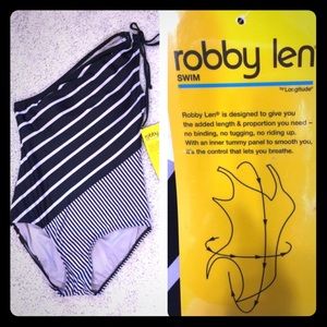 Longitudes Robby Len one shoulder Swimsuit