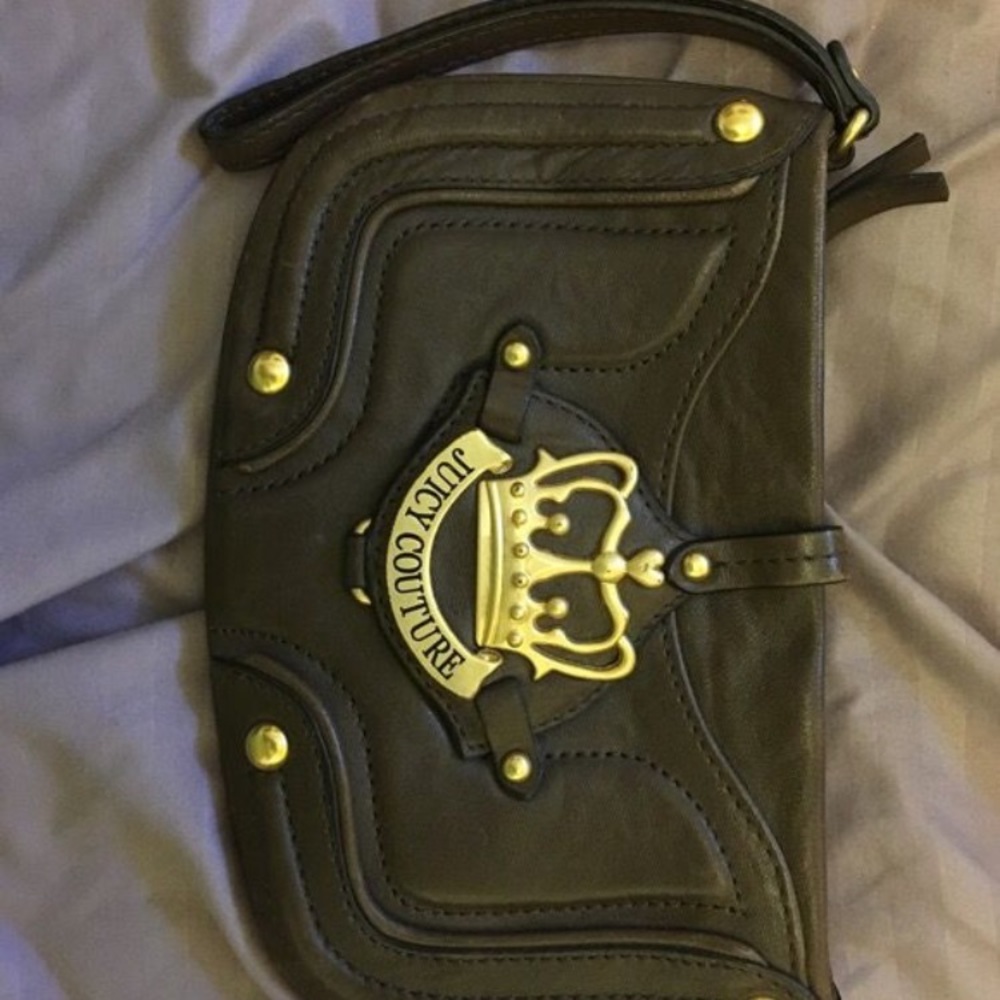 Brown juicy couture wristlet