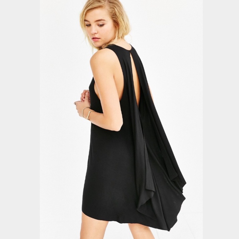 Urban Outfitters Black Open Back Dress