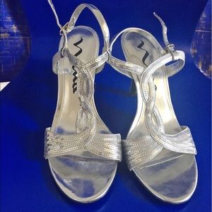 Nina Silver Stiletto