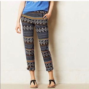 Anthropologie printed pants