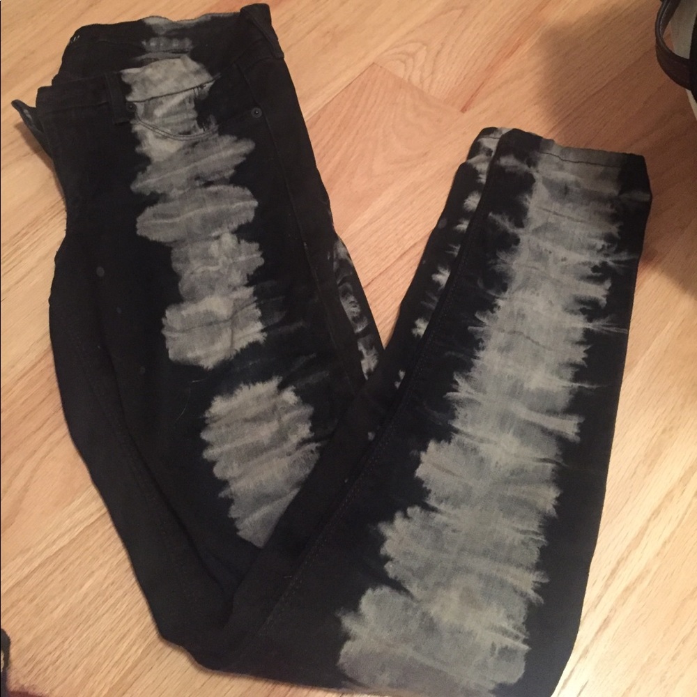 Sling black with grey tie-die