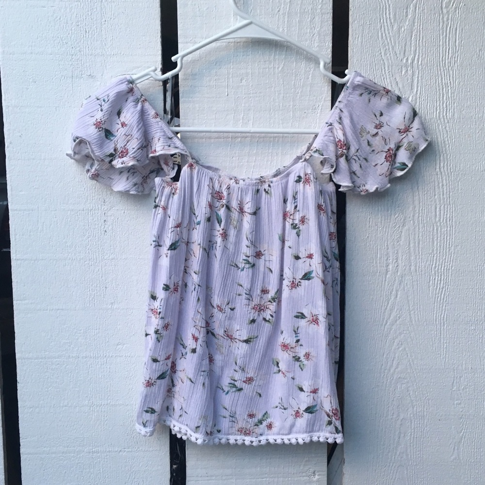 Off shoulder top (floral)