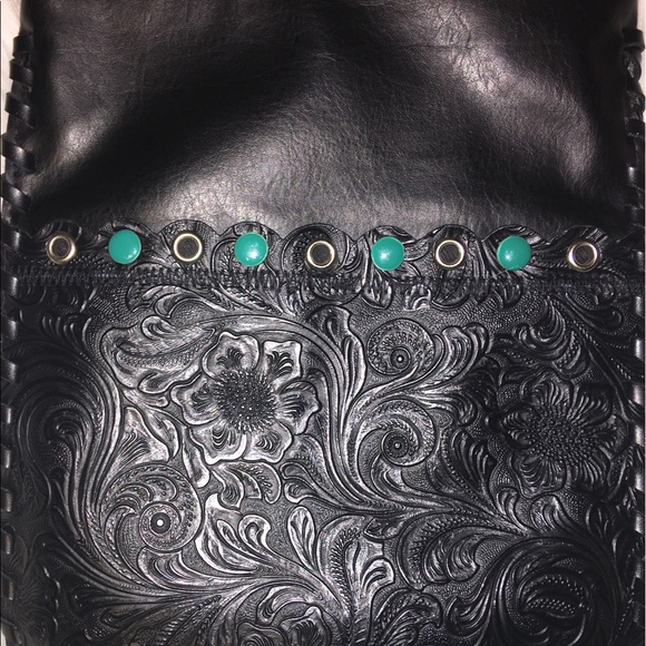 Embossed Crossbody bag by Rampage - Picture 2 of 3