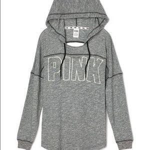 XS Grey Pink Hoodie