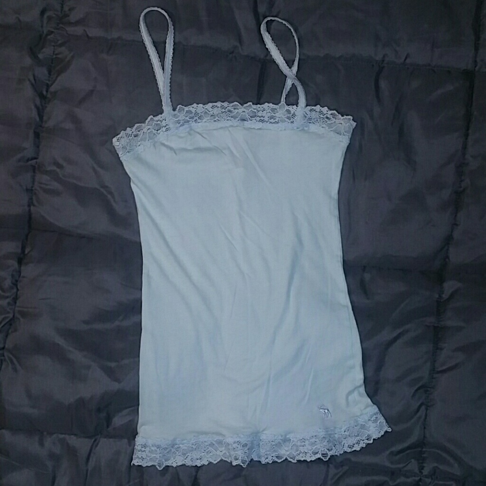 light blue lace cami