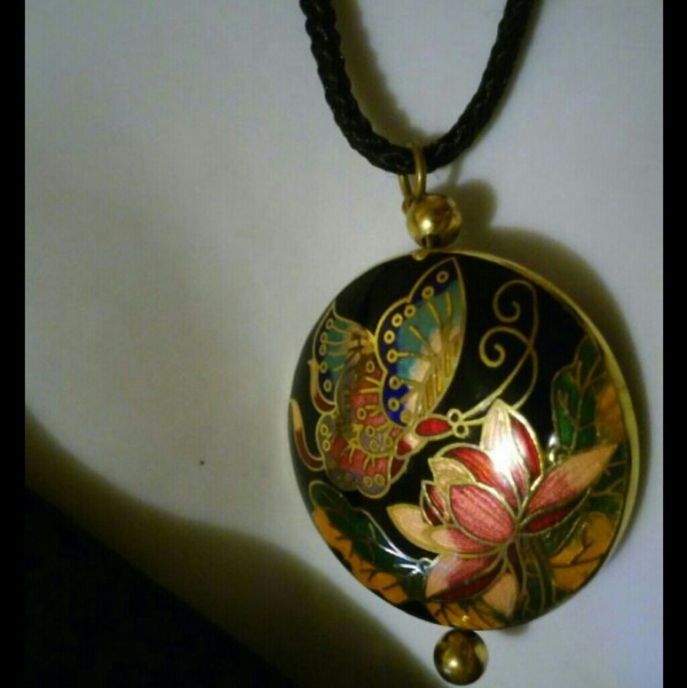 Vintage butterfly pendant