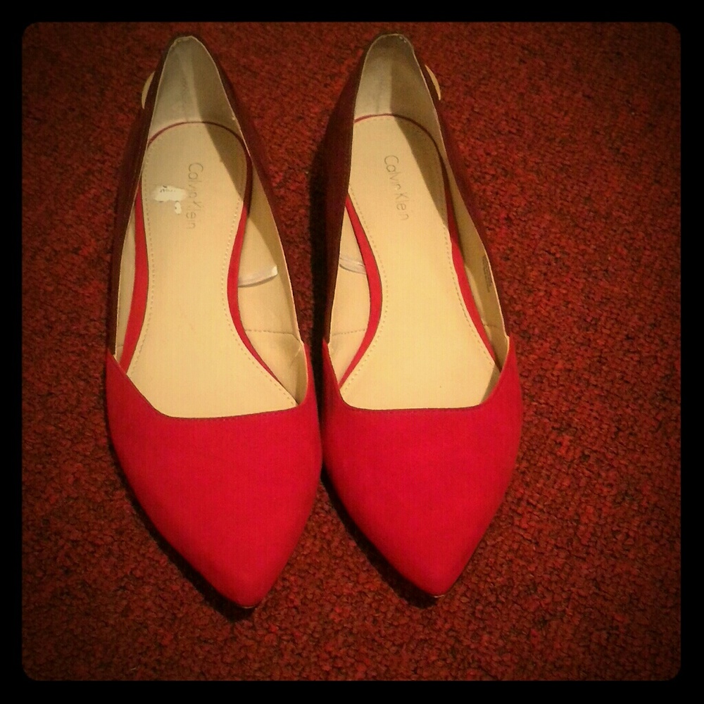Calvin Klein flats