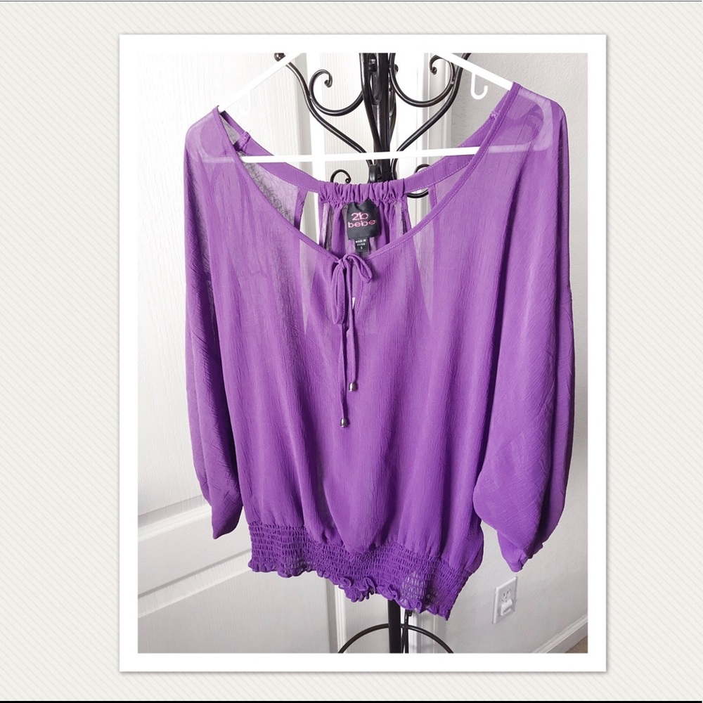 2B Bebe Dressy Blouse
