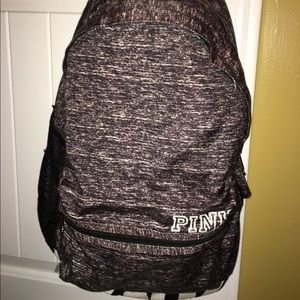 VICTORIA SECRET PINK Grey Toned School Backpack