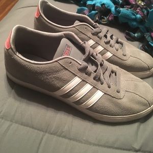 Gray with pink accent Adidas NEO