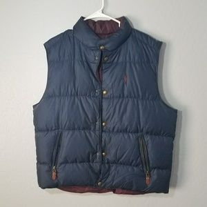 RALPH LAUREN  DOWN VEST REVERSIBLE