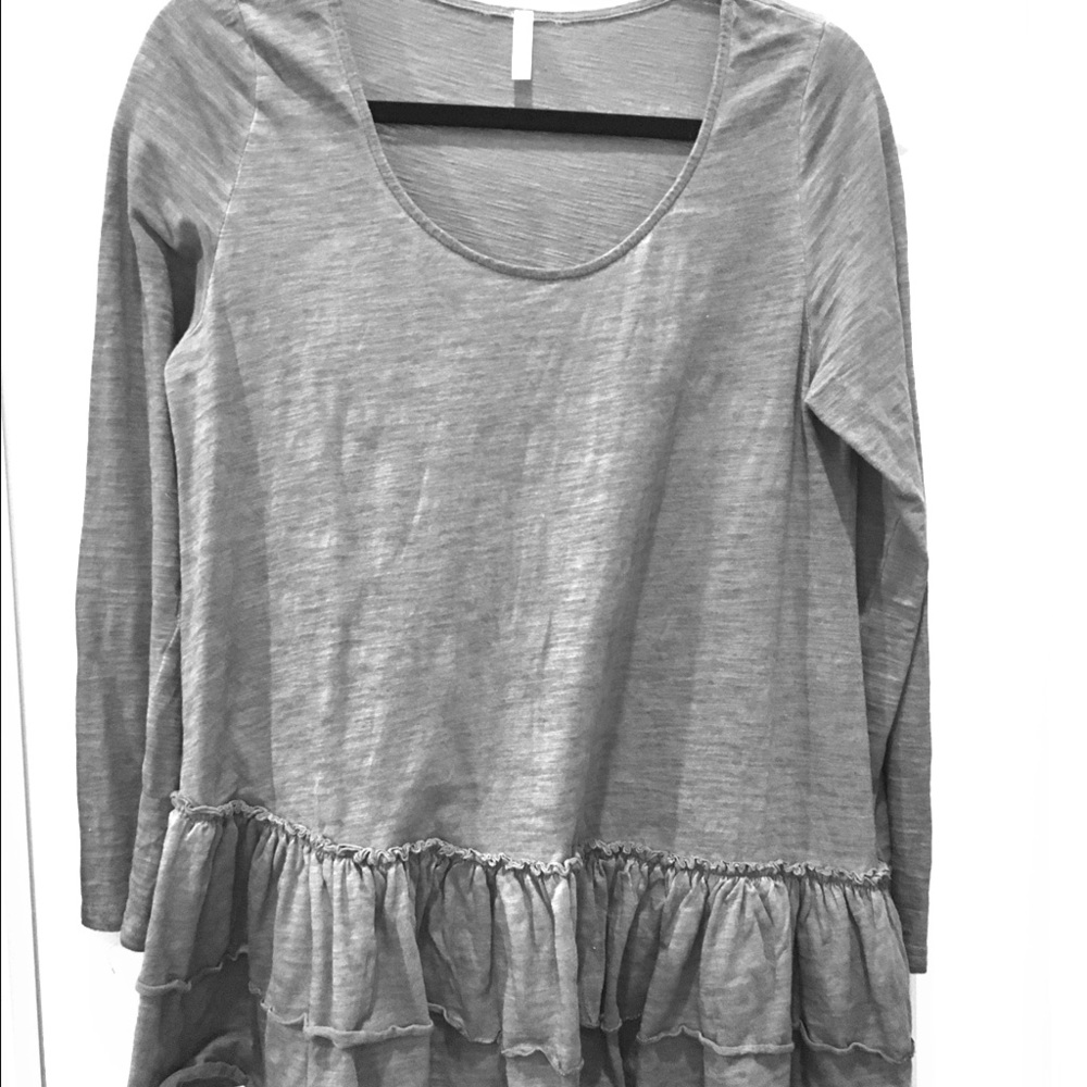 Maternity Long sleeve ruffle shirt
