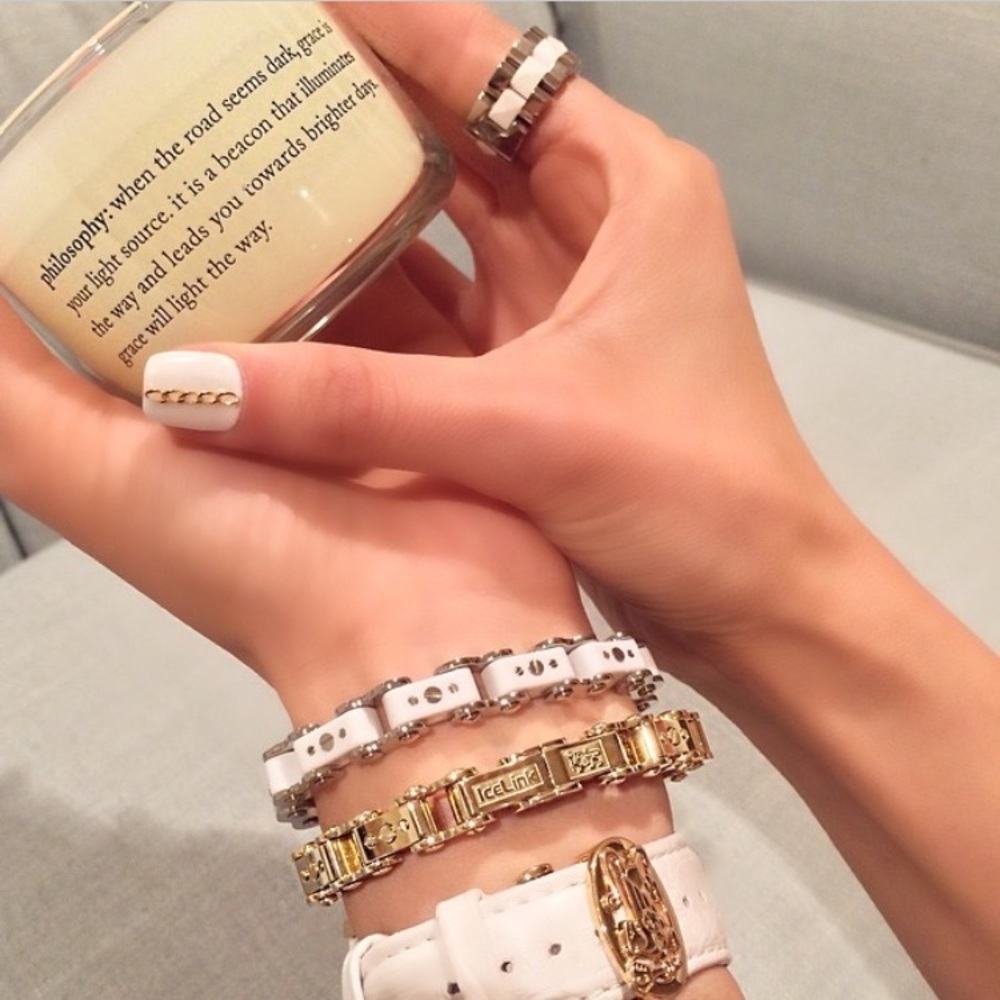 Timeless Icelink Gold Link Bracelet
