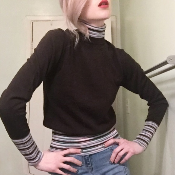 Vintage 70's Missoni turtleneck sweater - Picture 3 of 4