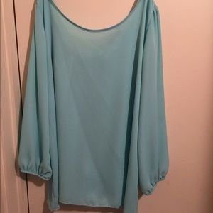 Blue blouse