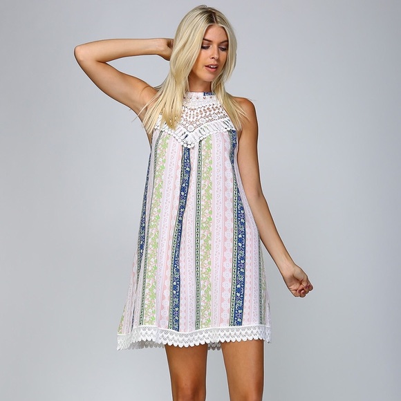 HOST PICK Floral Sleeveless A Line Dress - Picture 4 of 5