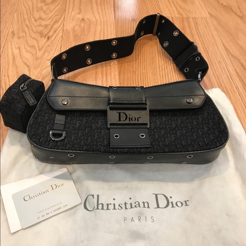 BEAUTIFUL BLACK CHRISTIAN DIOR NIGHT BAG WOMENS