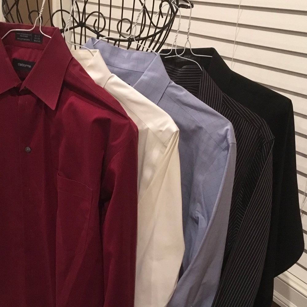 Great assortment of men's dress shirts all for $50