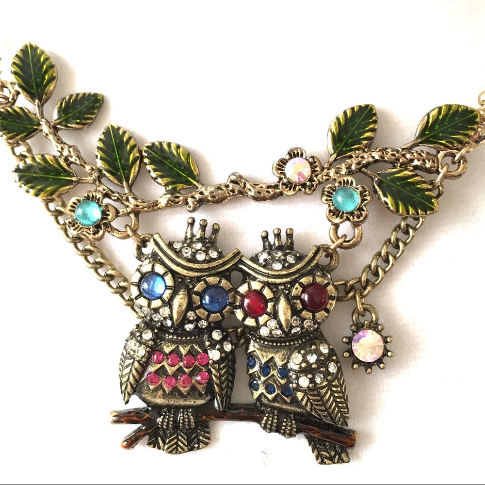 Betsey Johnson 'Woodland Forest' 🦉Owl🦉 Necklace