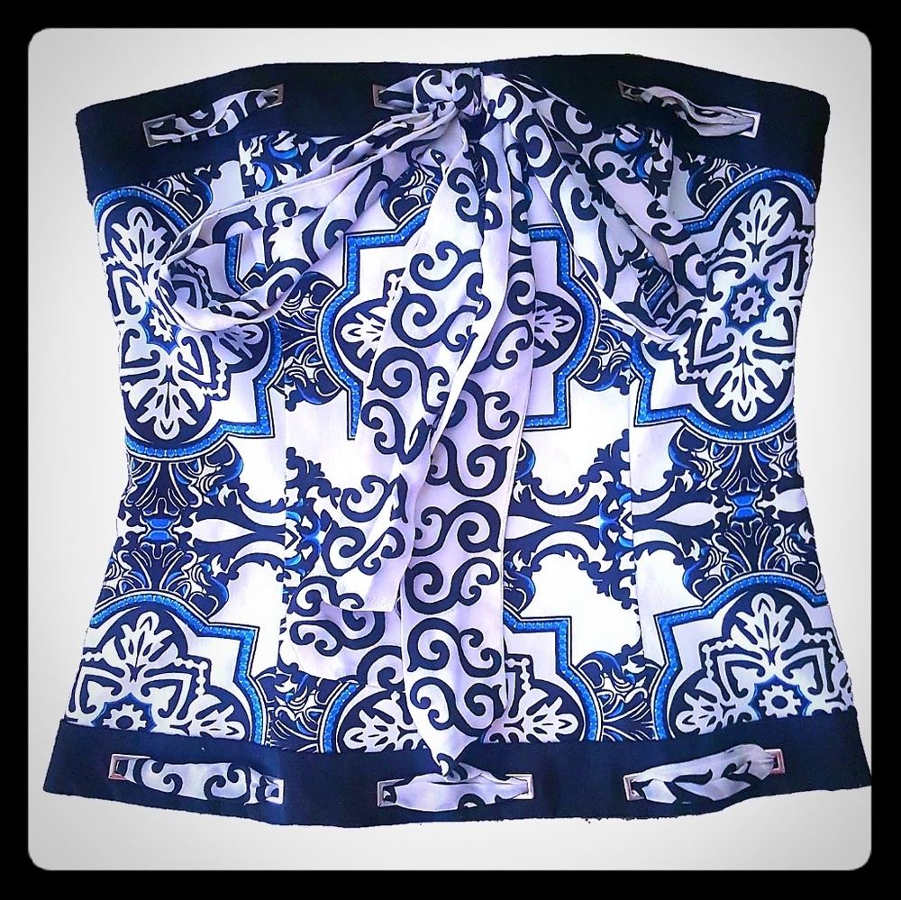 White House Black Market Bustier Top