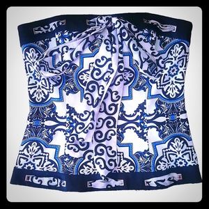 White House Black Market Bustier Top