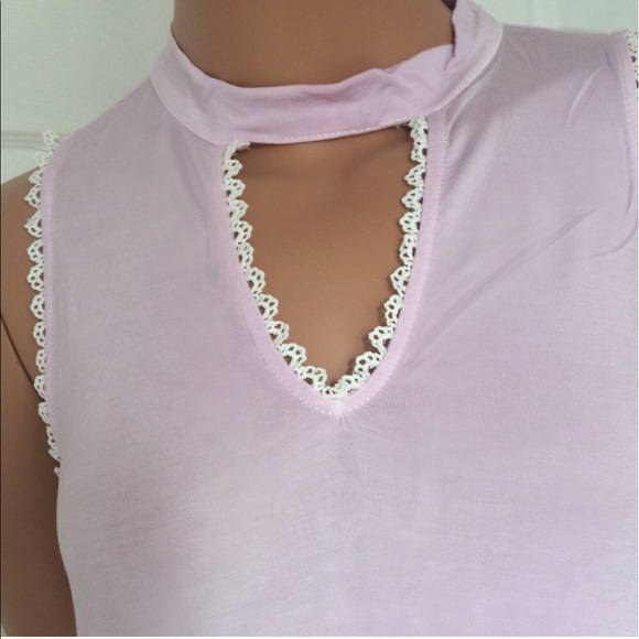 tie dye accent choker dress - Picture 4 of 4