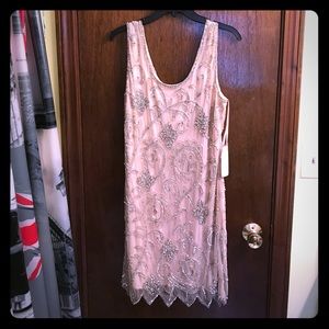 Beaded evening dress