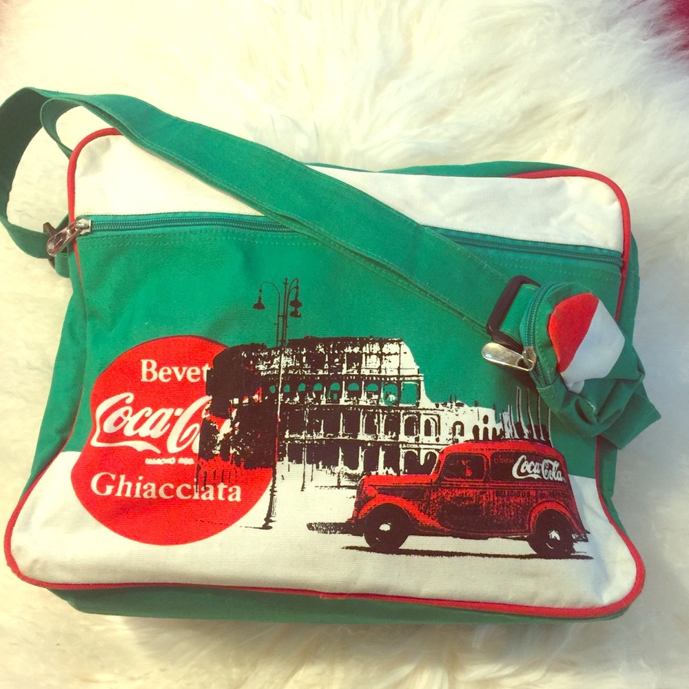 Coca-Cola Italian design cross body backpack