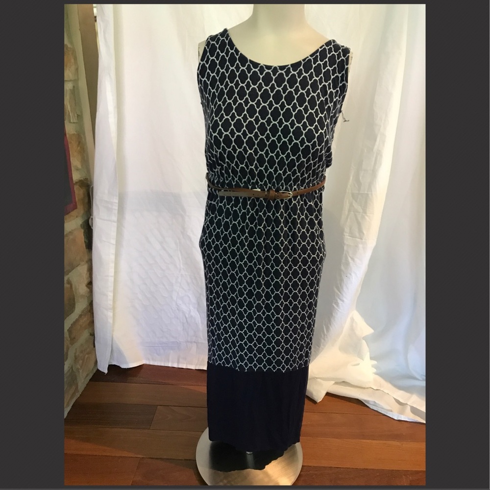 Merona Maxi High Low  Dress