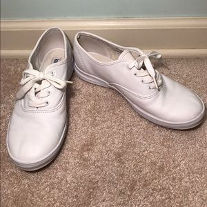 Vintage white leather keds original!