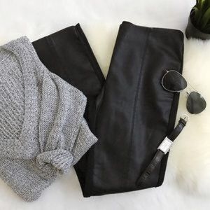 Anthropologie Vegan leather leggings / Pants
