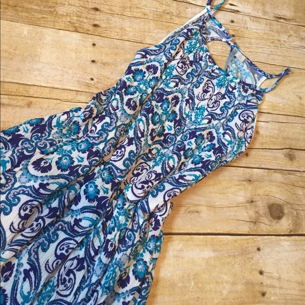 paisley maxi dress