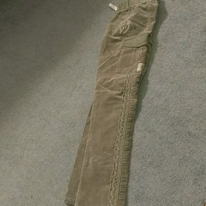 Corduroy bottoms olive green size 9(xxxl)