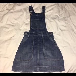 Jean overall skirt