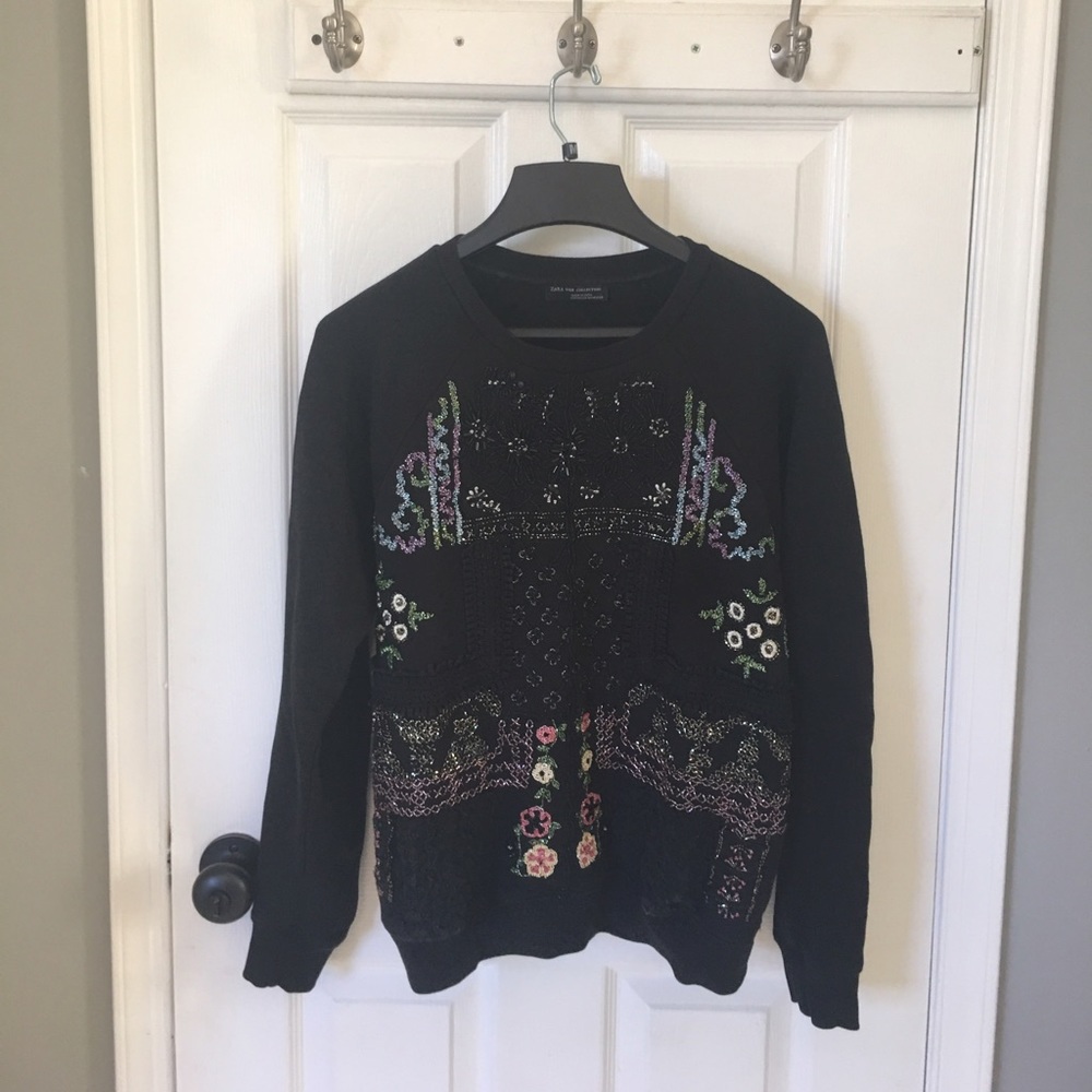 Beaded sweatshirt