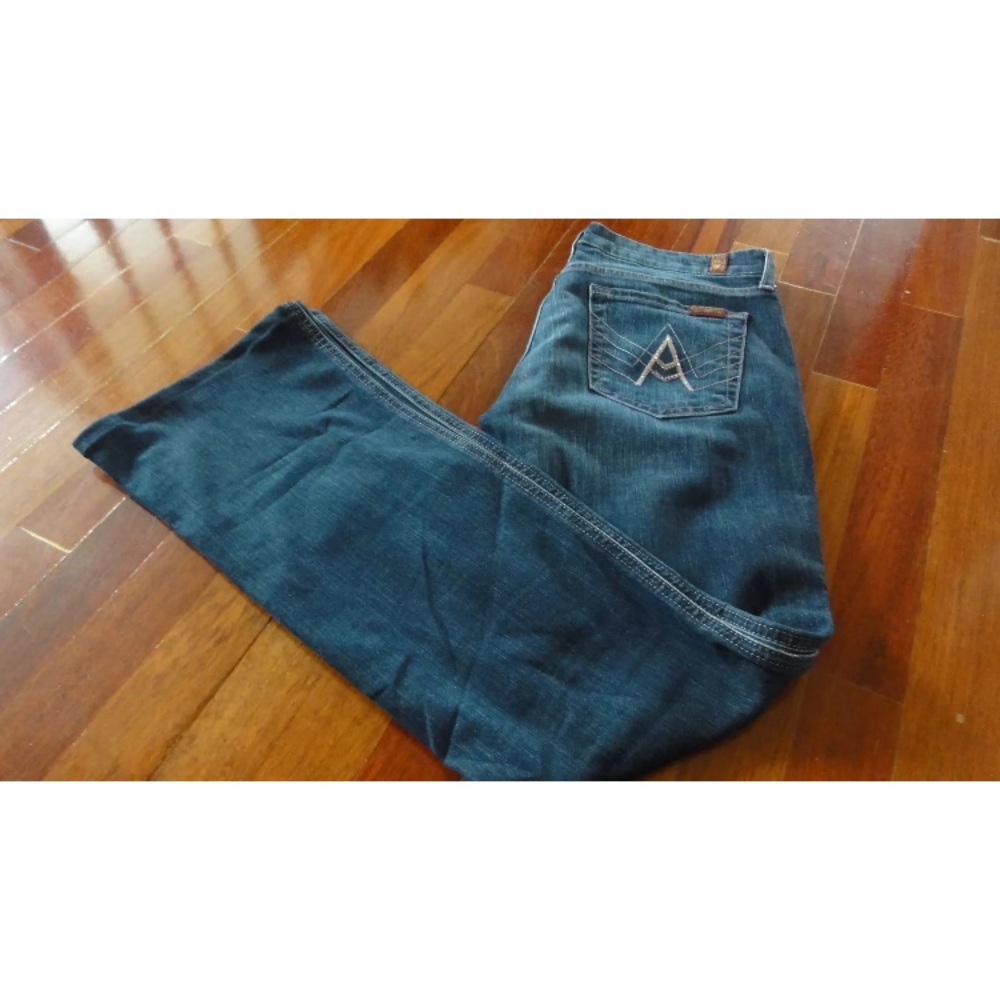 7 SEVEN FOR ALL MANKIND A POCKET JEANS Ladies 28