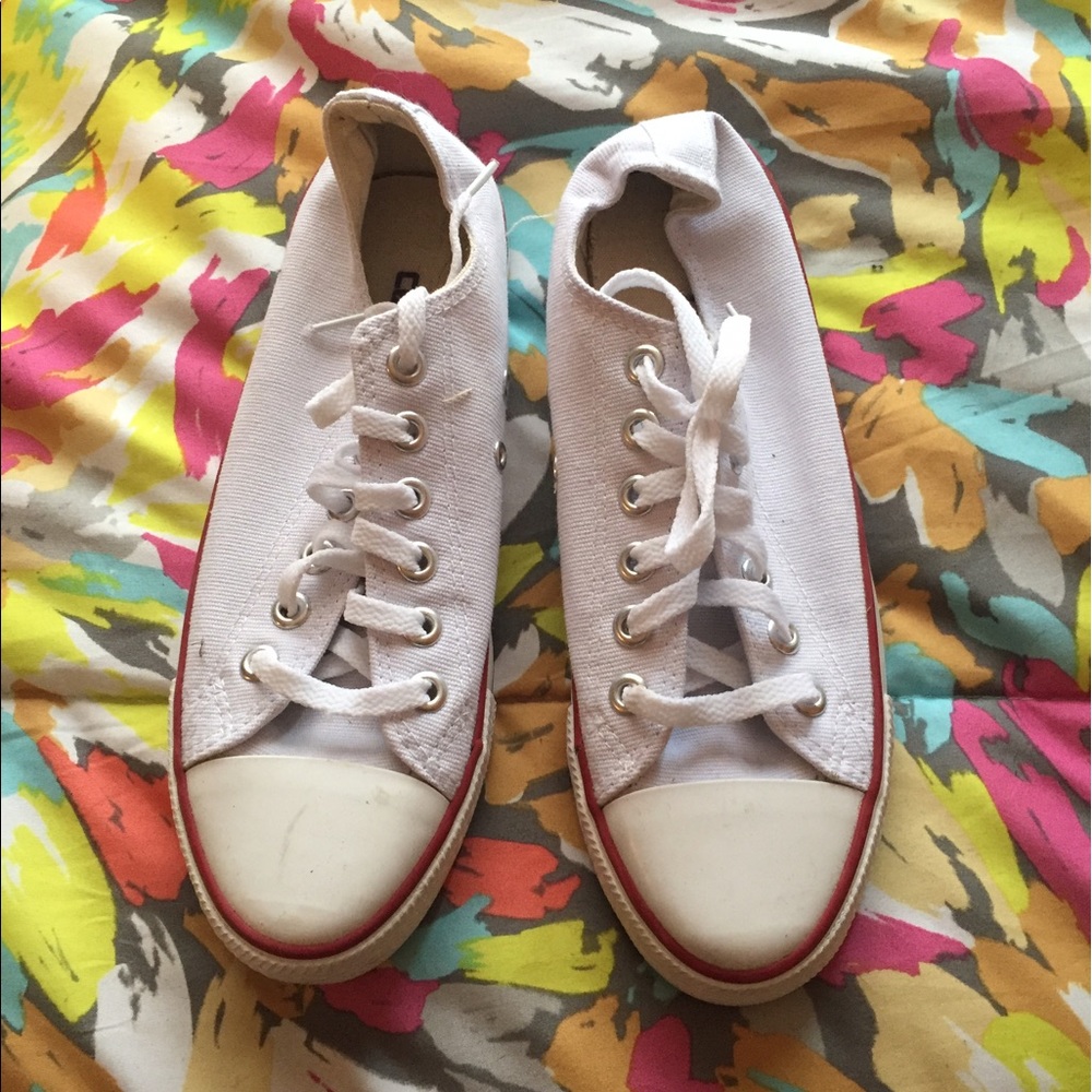 Brand New white Converse!