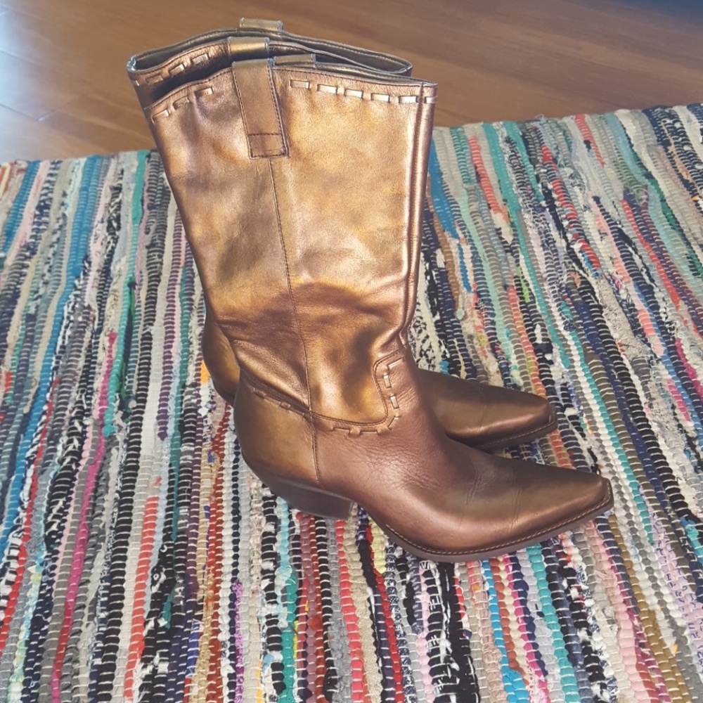 BCBG Metallic Boots