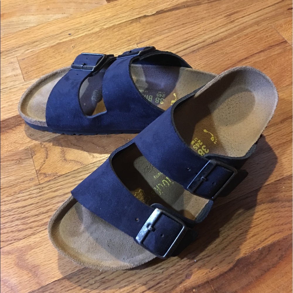 Dark Navy Birkenstocks