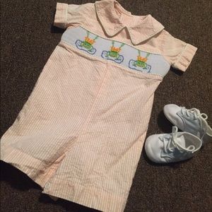 Baby Seersucker Shorts Outfit