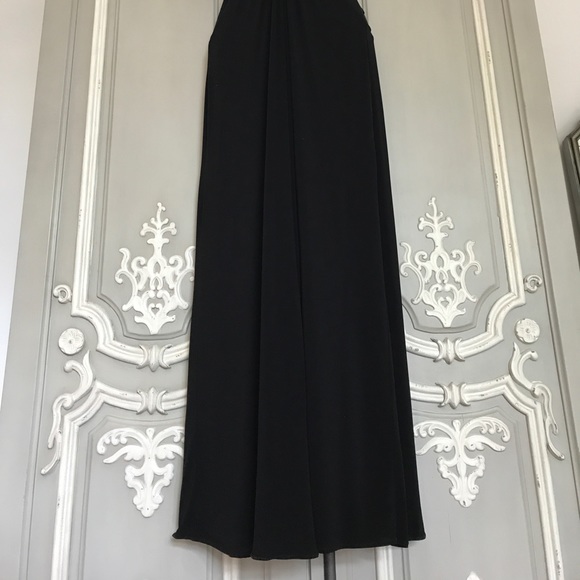 BCBG Max Azria Black Halter Gown - Picture 3 of 8