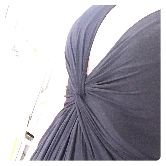 BCBG Max Azria Black Halter Gown - Picture 8 of 8