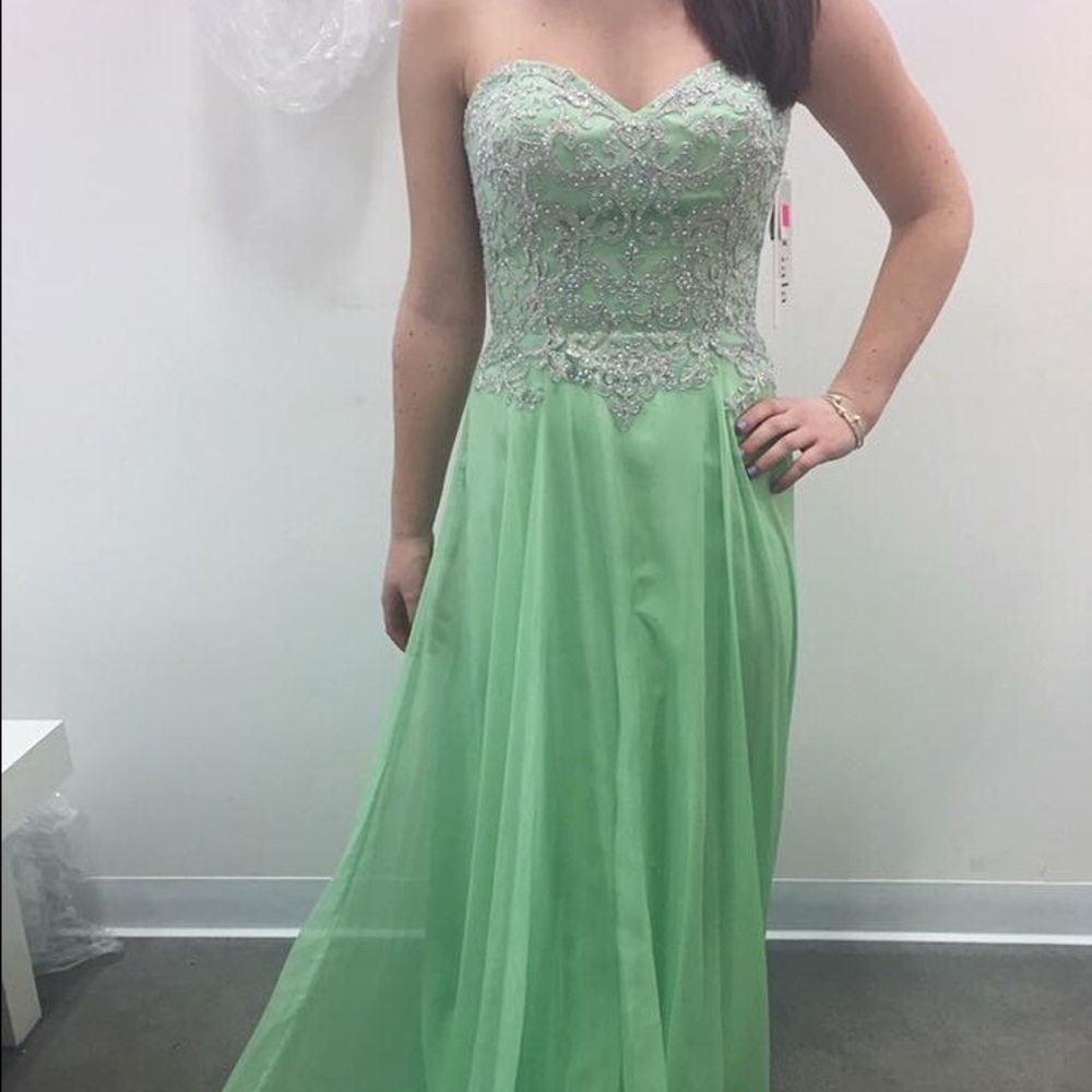 Green prom dress