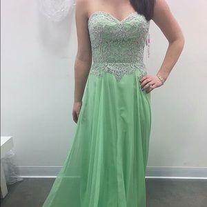 Green prom dress