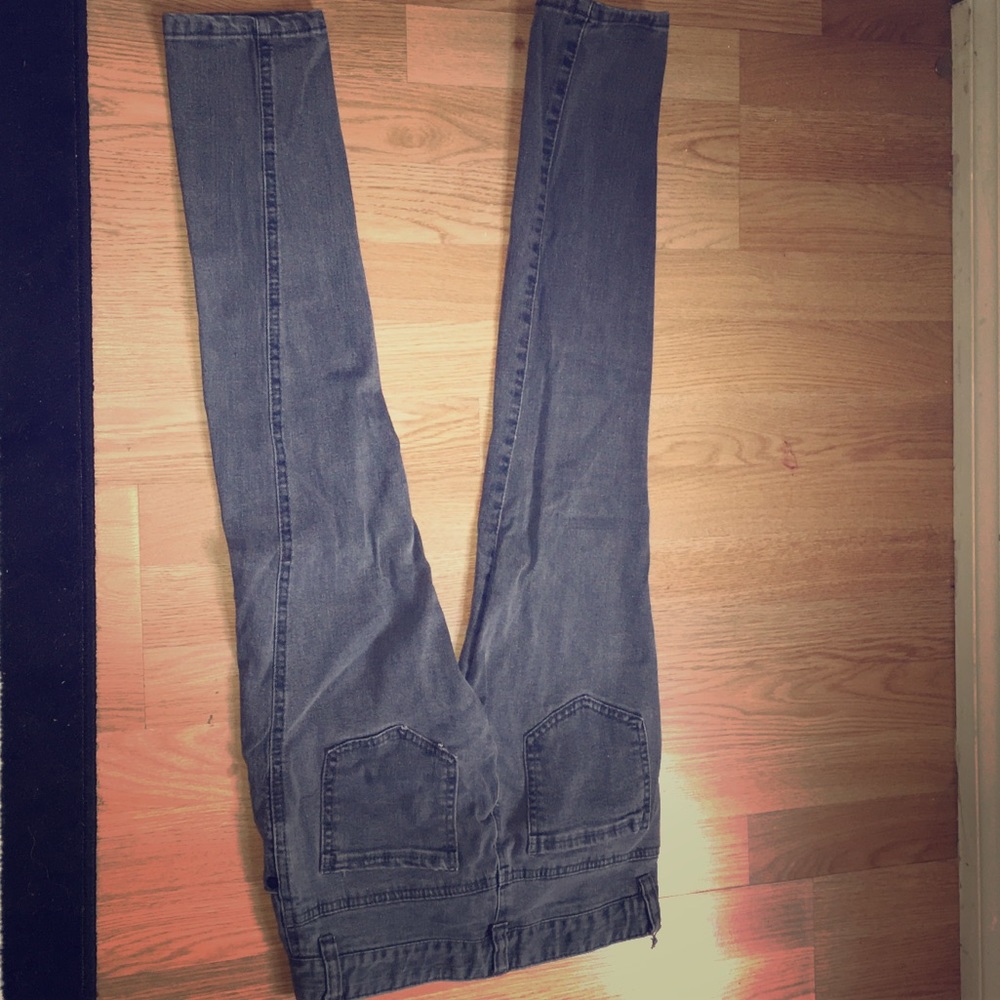 Shawn White Grey Boys Skinny Jeans.
