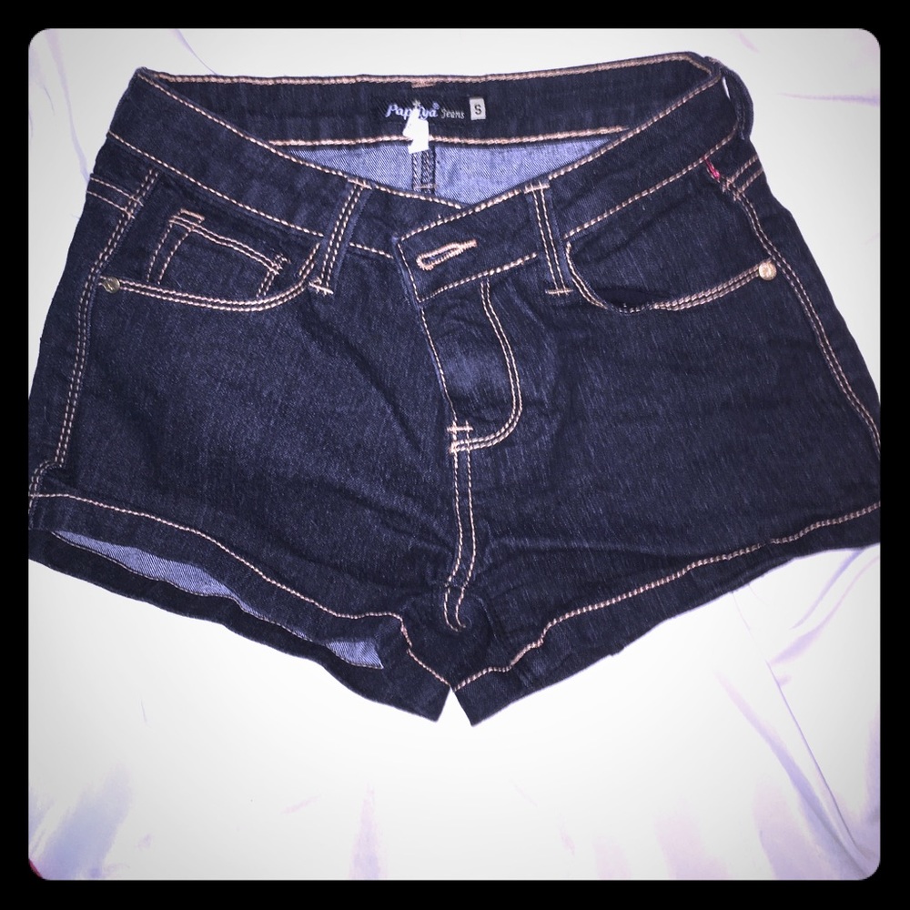 Papaya Jean dark wash shorts!