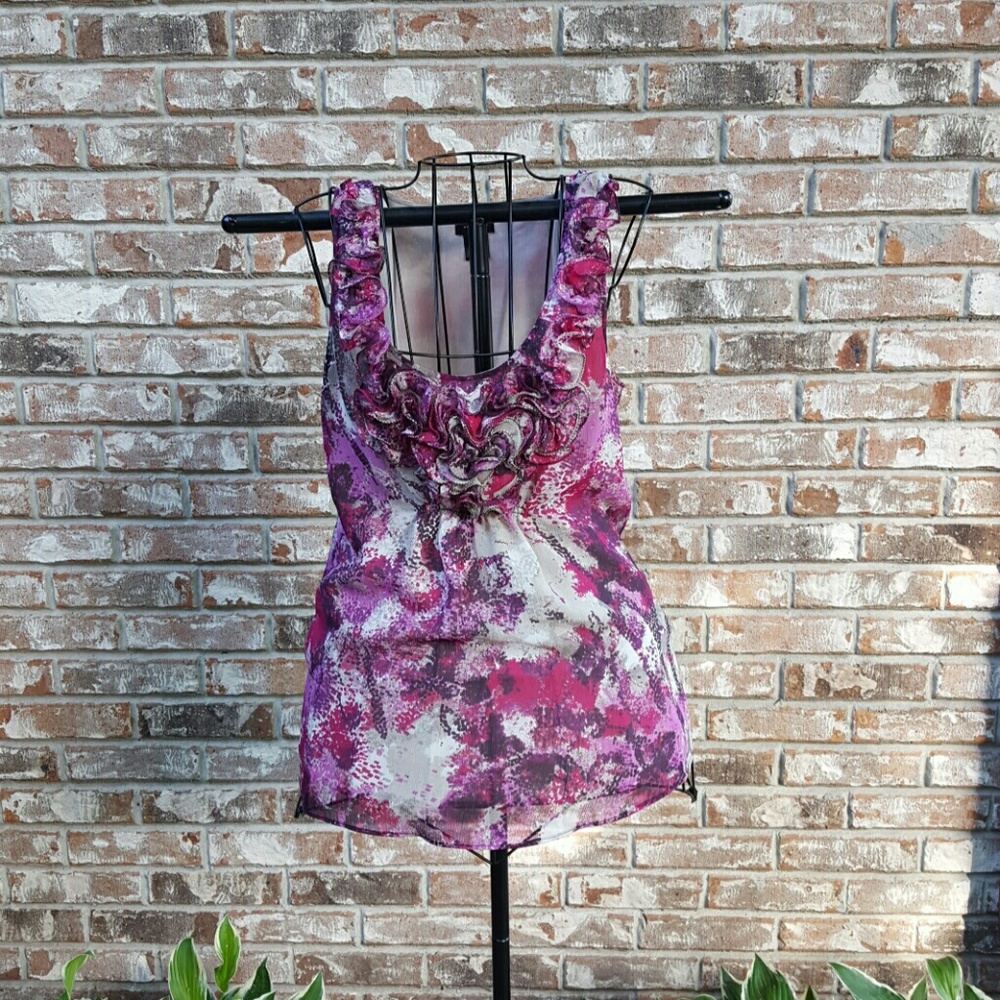 Dressy sleeveless top
